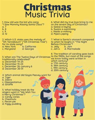 Christmas Music Trivia Questions and Answers:节日旋律的奥秘