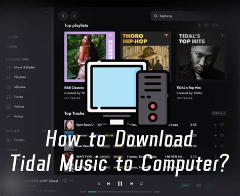 how to download music from tidal without paying for it