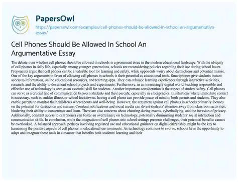 should cell phones be banned from vehicles argumentative essay What about the potential benefits of hands-free devices?